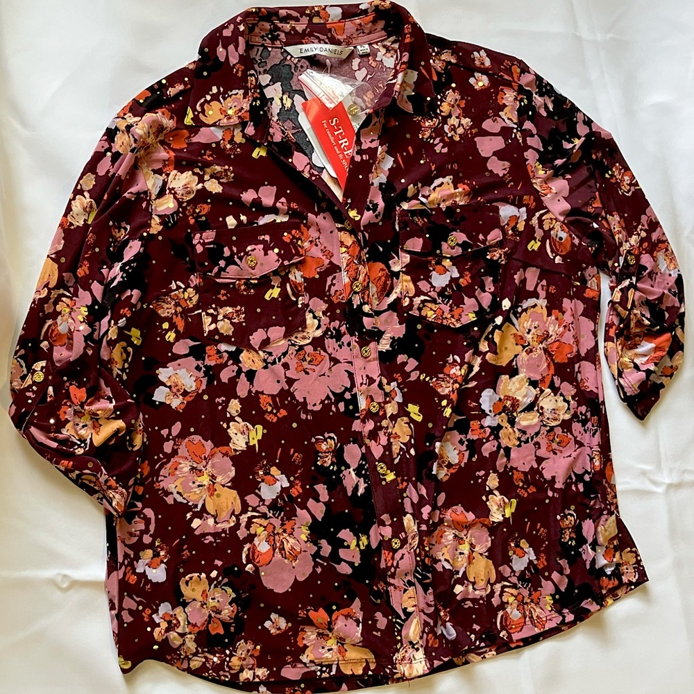 Emily Daniela Button Down Blouse, PL